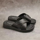 Variant image for Dames Sandalen met Hak van Leer – Casual Open Teen Wedge Sandalen met 3,5 cm Hak voor Zomeruitjes-3