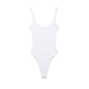 Ribbed Bodysuit Dames O-Hals - Verstelbare Bandjes