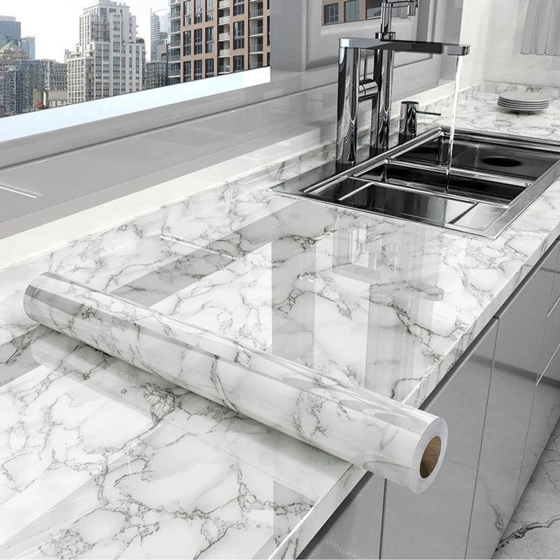 Waterdichte PVC Folie Zelfklevend - Kasten Lades Keuken 45x300cm
