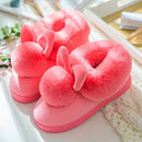 Warme Bont Laarzen Dames – Comfortabele Enkellaarsjes met Platte Hakken voor Binnengebruik 8