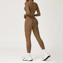 Warme Fleece Jumpsuit voor Vrouwen met Rits en Lange Mouwen – Ideaal voor Yoga en Fitness Activiteiten 2