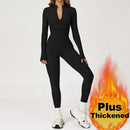 Warme Fleece Jumpsuit voor Vrouwen met Rits en Lange Mouwen – Ideaal voor Yoga en Fitness Activiteiten 7