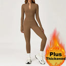 Warme Fleece Jumpsuit voor Vrouwen met Rits en Lange Mouwen – Ideaal voor Yoga en Fitness Activiteiten 9
