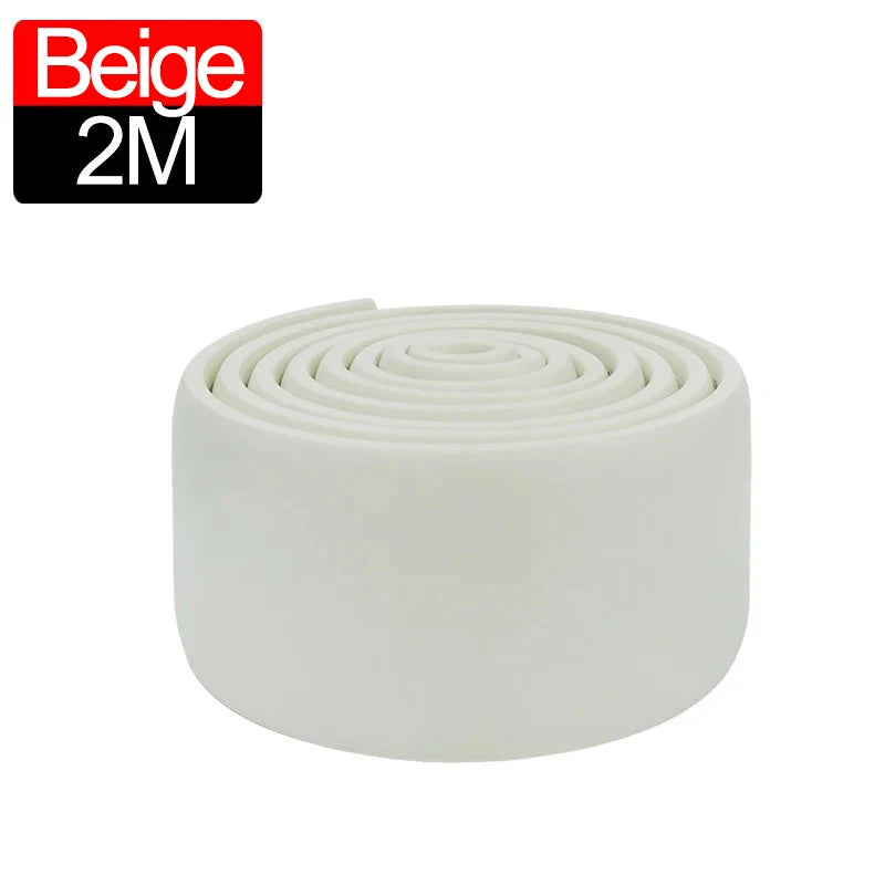 Waterdichte Skirting Line Kinderen Wit 2M - NBR Zelfklevend