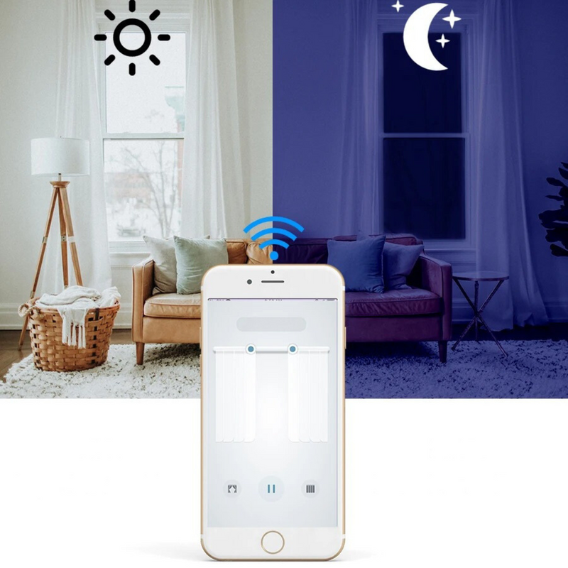 Slimme elektrische gordijnrail met app-afstandsbediening