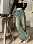 Dames Wijde Benen Baggy Jeans