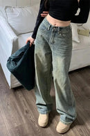 Dames Wijde Benen Baggy Jeans