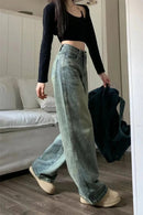 Dames Wijde Benen Baggy Jeans