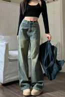 Dames Wijde Benen Baggy Jeans