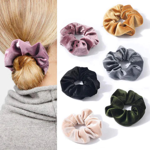 Fluwelen Rits Scrunchies