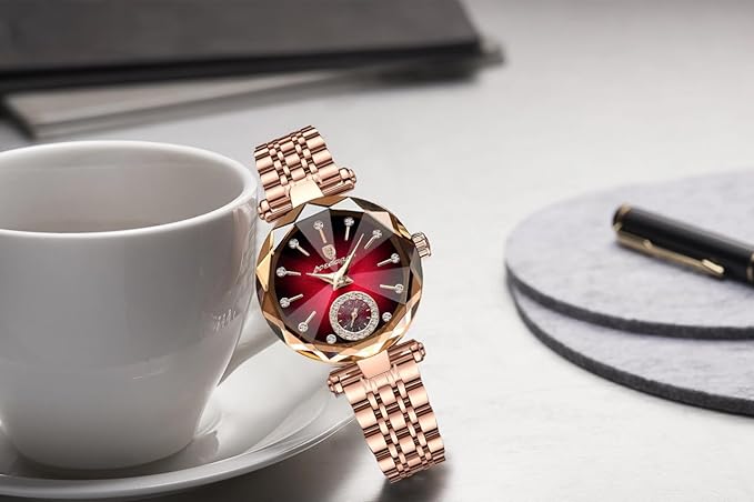 Diamanten Wijzerplaat Elegante Horloge