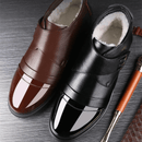 Heren Warme Leren Enkellaarzen