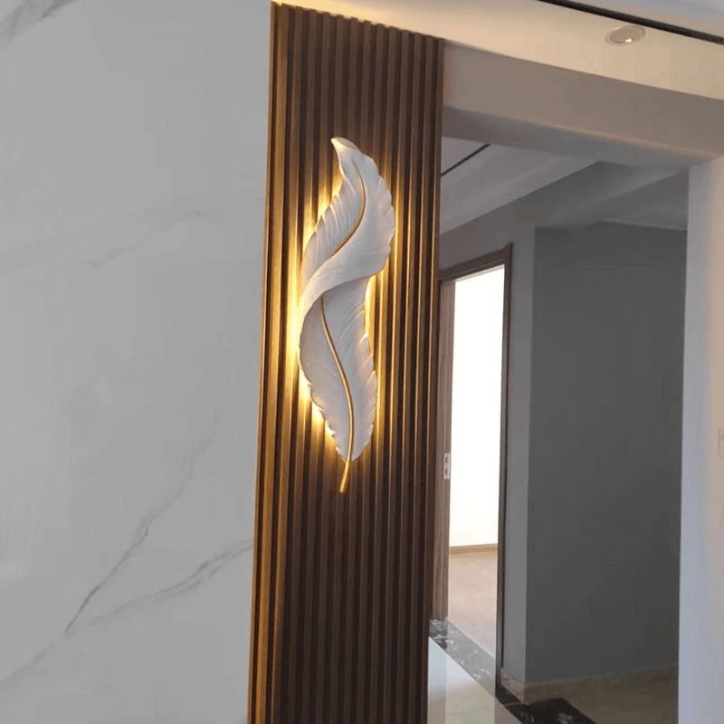 Elegante Veer Wandlamp