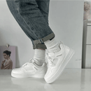 Dames Stijlvolle Witte Plateau Sneakers