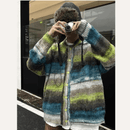 Gekleurde Gestreepte Gebreide Vest