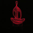 Yoga 3D Illusie Lamp