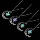 Moon Necklace - Glow in the dark damesketting