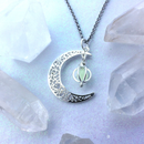 Moon Necklace - Glow in the dark damesketting
