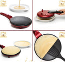 CrêpeExpress - Antikleef Elektrische Crêpe en Pannenkoeken Pan