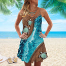 Dames Zomer Geprinte Mini Jurk