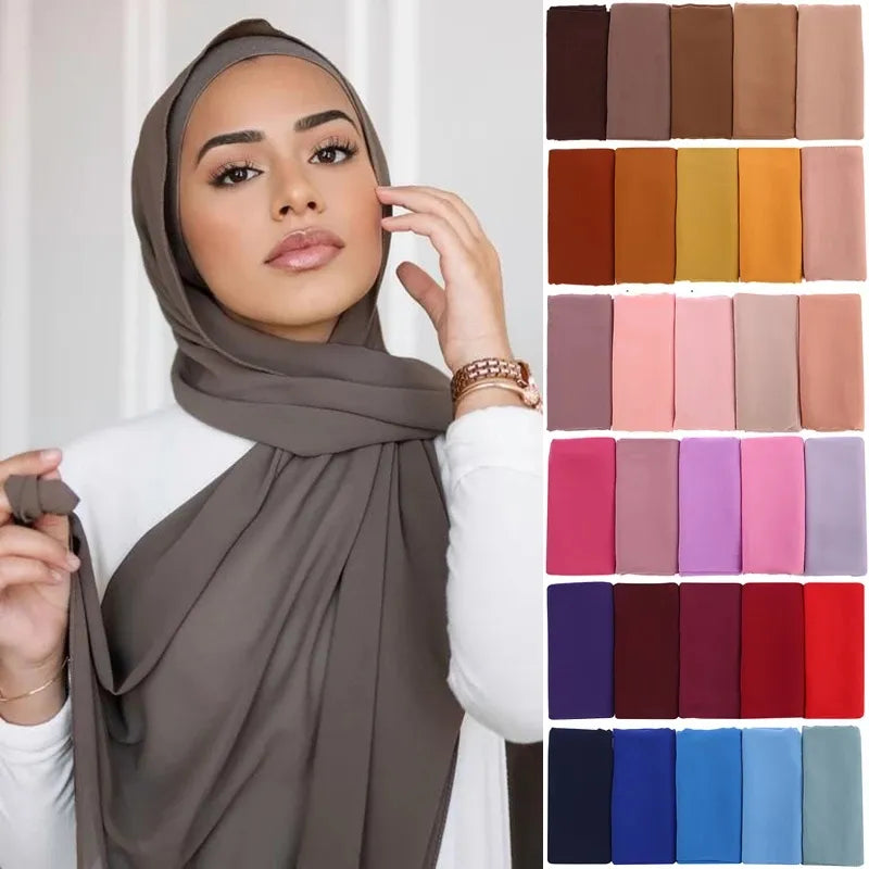 Dames Chiffon Hijab Sjaal