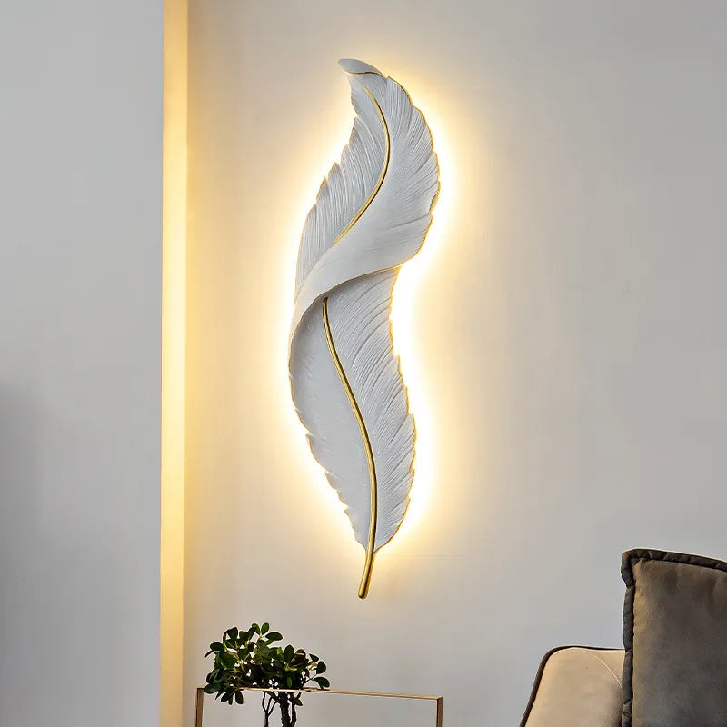 Elegante Veer Wandlamp