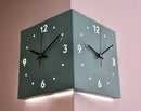 Elegancia CornerTime Wandklok - Dubbelzijdige Hoek Wandklok