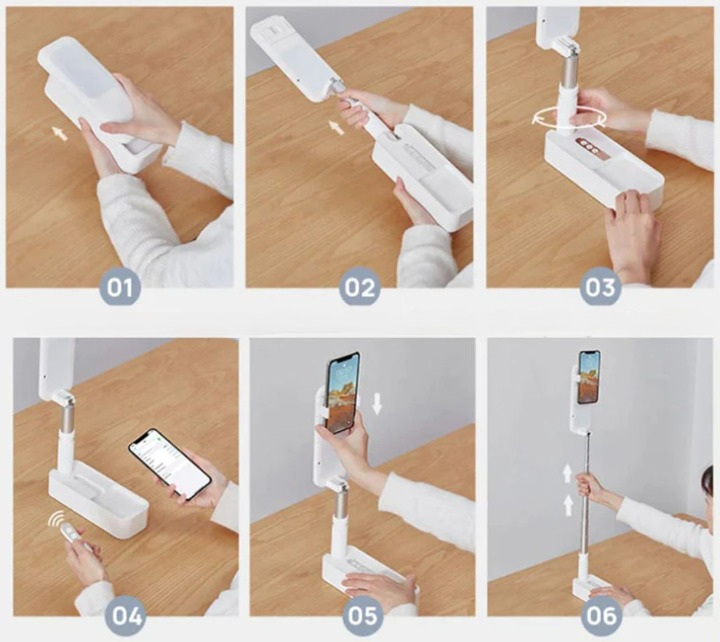 SnapStand - Opvouwbare Smartphone Selfie Stand