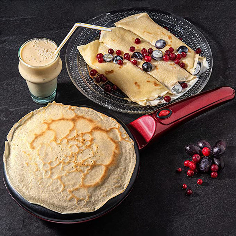 CrêpeExpress - Antikleef Elektrische Crêpe en Pannenkoeken Pan