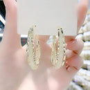 Oval earrings - Dames oorbellen